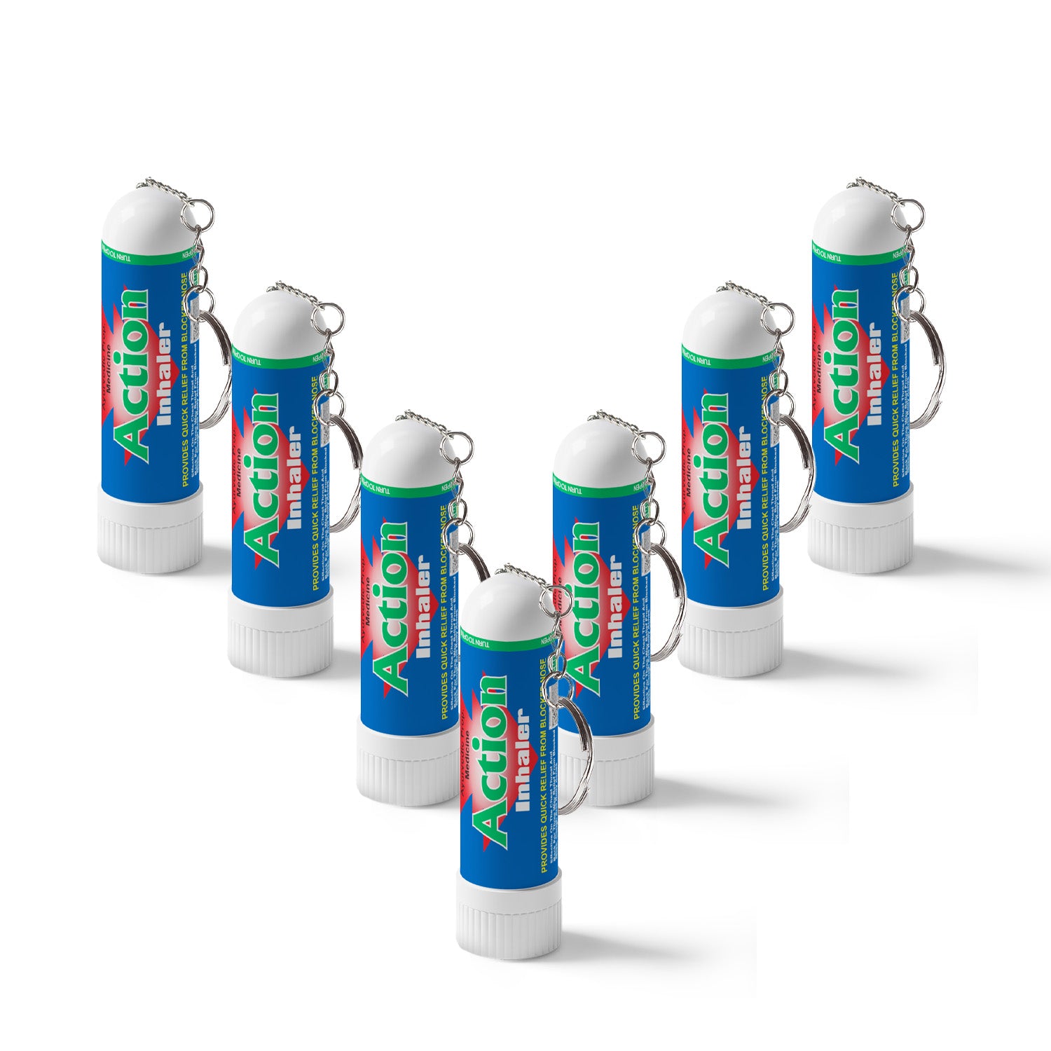 Action Pharma I Action Inhaler I Ayurvedic Proprietary Medicine I GMP Certified Company I Effective on the Chest Throat and Back for Three Way Relief from Blocked Nose, Cough and Body Aches I 0.5 ML