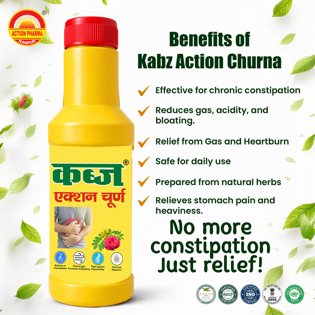 Kabj Action Churan I Ayurvedic Powder Medicine