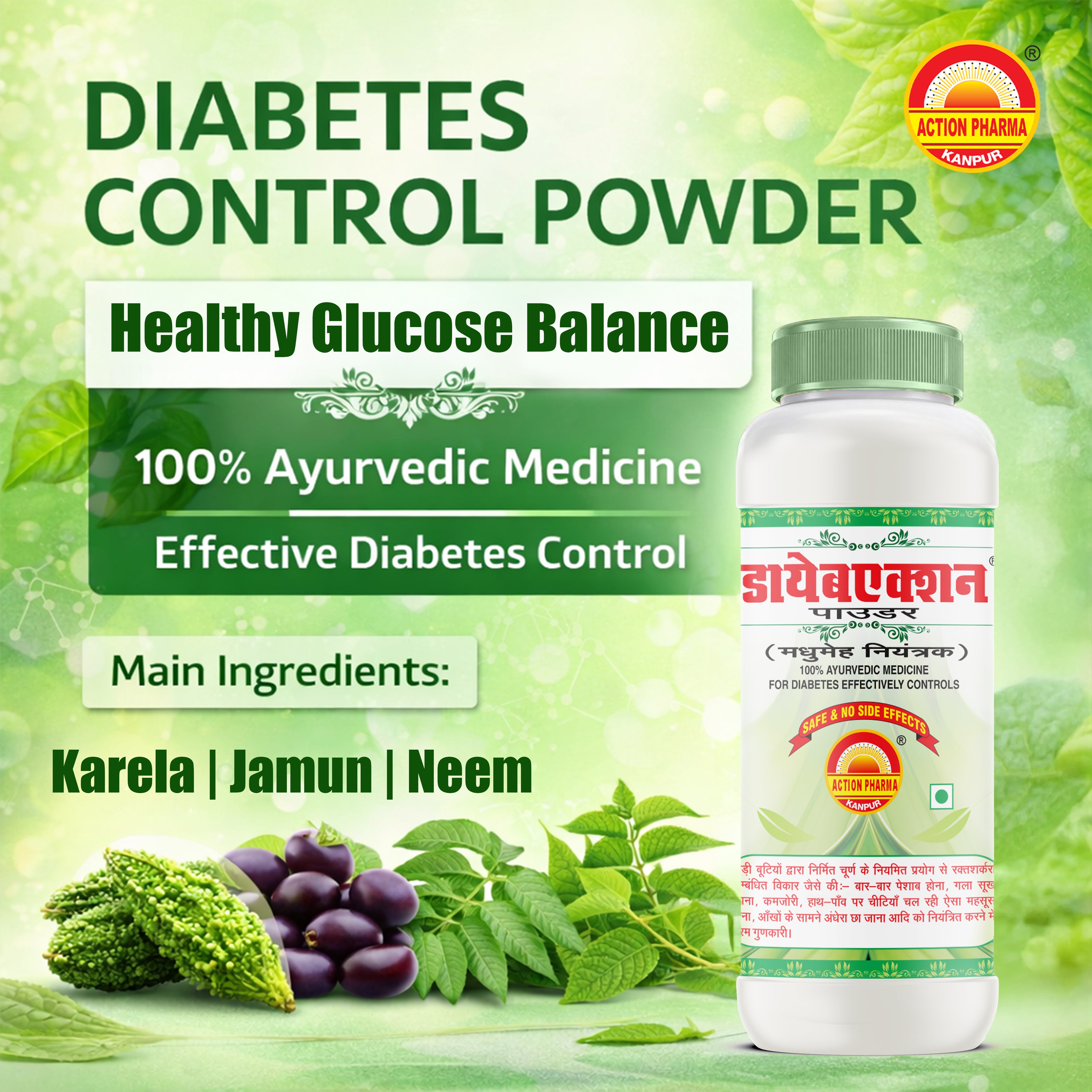 Diabaction Powder I Diabetes Controller I For Diabetes Effectively Controls