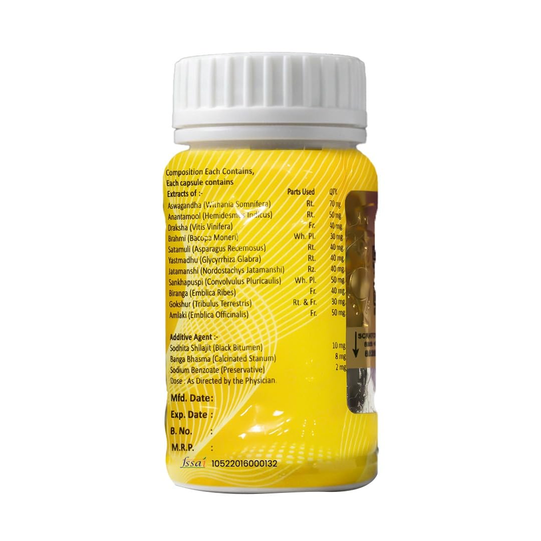 Health Capsules – Bhookh Badhaye, Weight Improve Kare, Overall Health Support, Strength, Appetite & Healthy Weight Gain Support ayurvedic 50 capsules