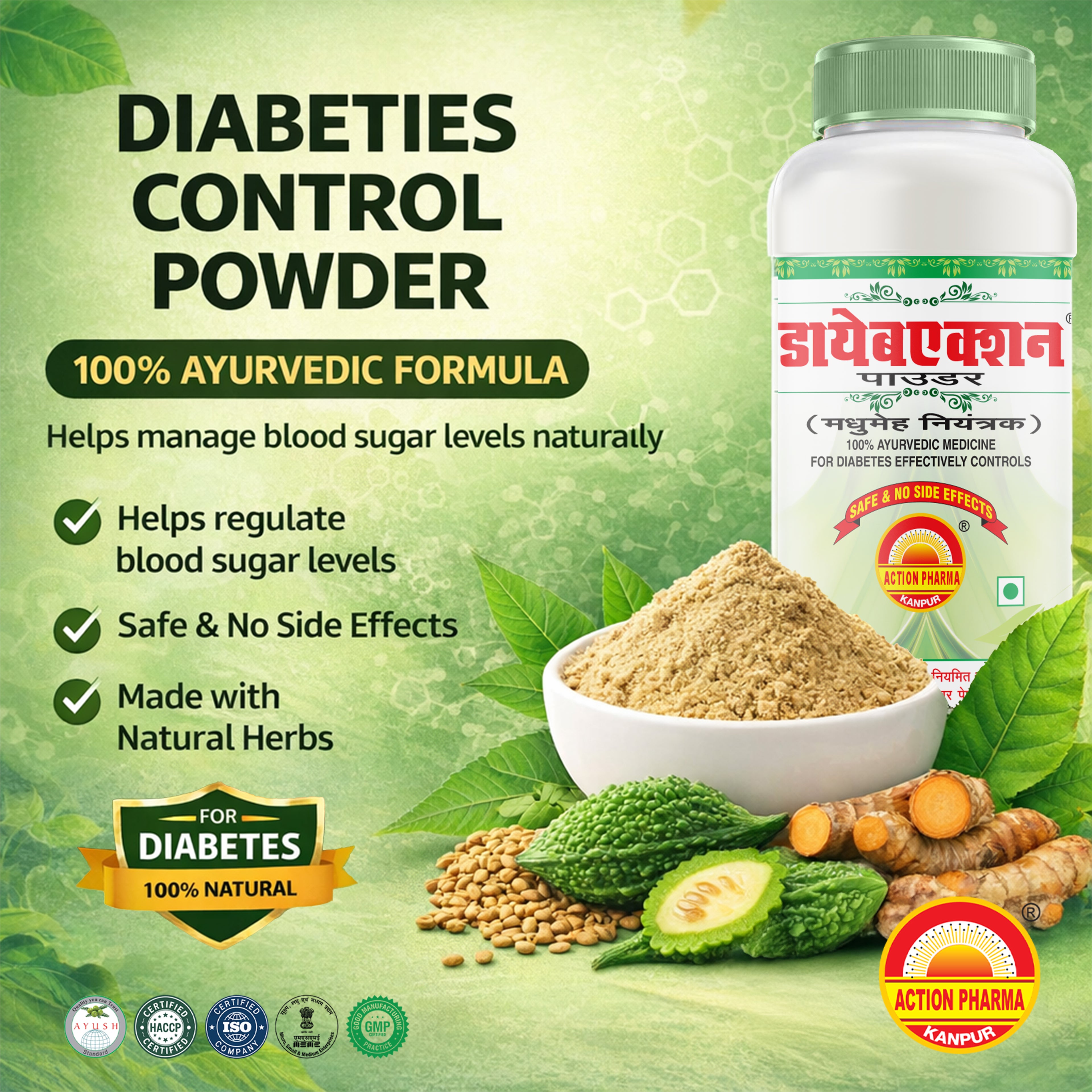 Diabaction Powder I Diabetes Controller I For Diabetes Effectively Controls